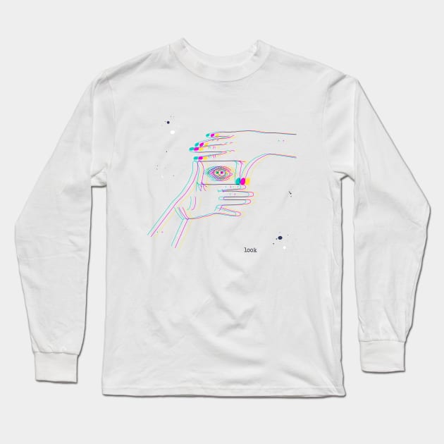 Hand gesture Long Sleeve T-Shirt by arvitalya